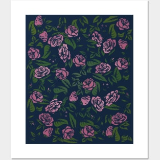 Mauve Roses Posters and Art